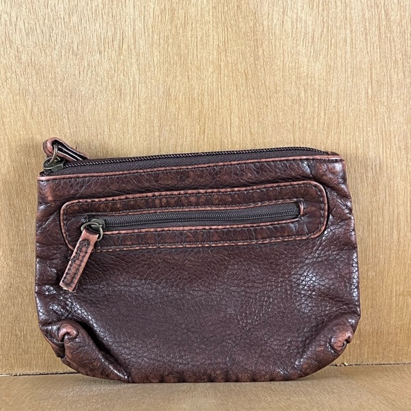 Handbags - Brown Leather Wristlet